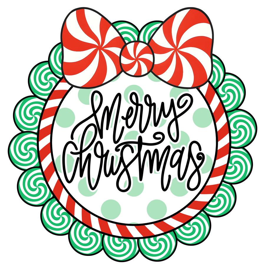 Merry Christmas 22" Wood Door Hanger - DECOE-W-904904-DH