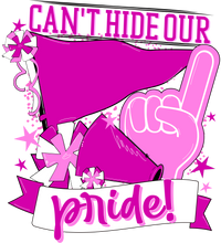 Thumbnail for School Pride Pink 22" Wood Door Hanger - DECOE-W-904930-DH