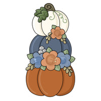 Thumbnail for Pumpkin Stack 22" Wood Door Hanger - PCD-W-217-DH