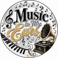 Thumbnail for Music to My Ears 12" Wood Wreath Sign - PS-W-0091