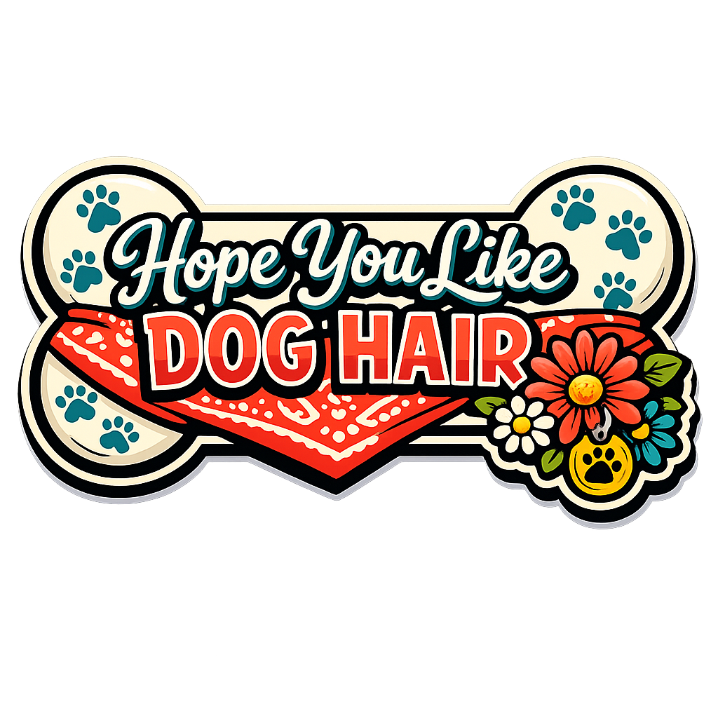 Hope You Like Dog Hair 12" Wood Wreath Sign - PS-W-0153
