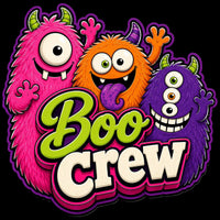 Thumbnail for Boo Crew Monster Trio Close Up 12" Wood Wreath Sign - PS-W-0190