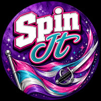 Thumbnail for Spin It 12" Wood Wreath Sign - PS-W-0197