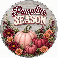 Thumbnail for Pumpkin Season 10" Wood Wreath Sign - PS-W-0225