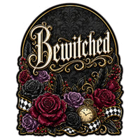 Thumbnail for Bewitched Gothic Arch 12" Wood Wreath Sign - PS-W-0244