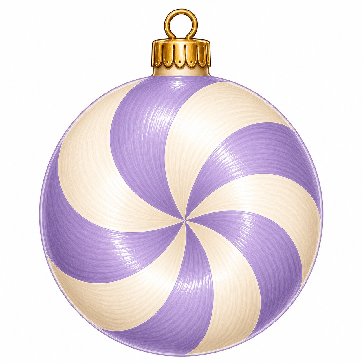 Lavender Peppermint Candy Swirl 12" Wood Wreath Sign - PS-W-0279