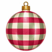 Thumbnail for Red Green Buffalo Check Ornament 22" Wood Door Hanger - PS-W-0337-DH-22