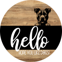 Thumbnail for Dog Door Hanger, Hello Brought Treats Door Hanger, DCO-01975-DH, 18