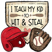 Thumbnail for Baseball 22" Wood Door Hanger - DECOE-W-704-DH