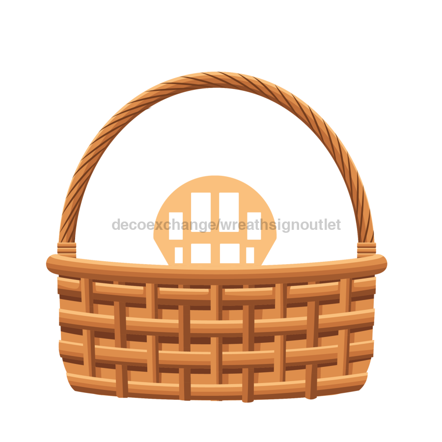Basket Bouquet Maker 22" Wood Door Hanger - DECOE-W-90347-DH