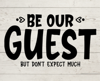Thumbnail for Be Our Guest Welcome 8x10" Metal Wreath Sign - DECOE-4219
