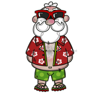 Thumbnail for Beach Santa Door Hanger Mj-W-00063-Dh-30 30‚Äô Wood