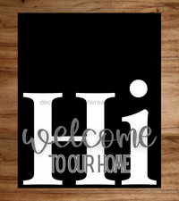 Thumbnail for Black Hi Door Hanger Dco-01659-Dh-B 16X18’ Rectange Wood