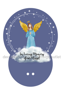 Thumbnail for Angel 13" Wood Bow Backer - BB-W-0008