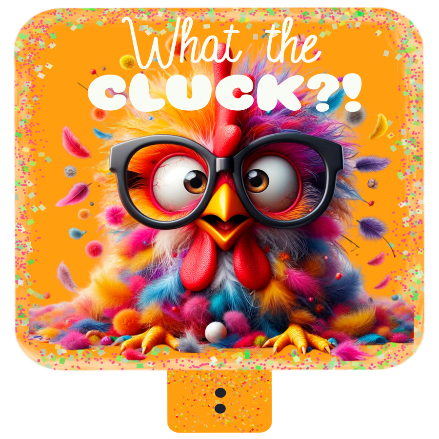Chicken 13" Wood Bow Backer - BB-W-0123