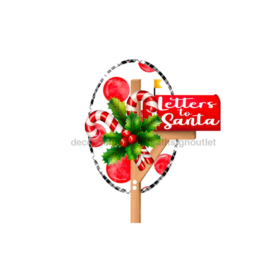 Bow Backer, Christmas Mail Bow Backer, wood sign, BB-W-0167, 13in wreath sign