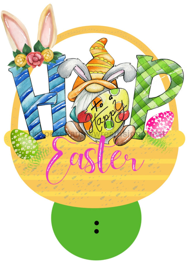 Easter 13" Wood Bow Backer - BB-W-0046