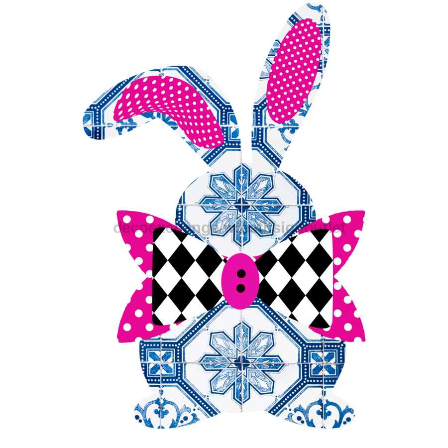 Easter 13" Wood Bow Backer - BB-W-0112