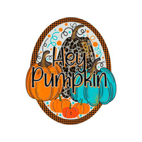 Thumbnail for Bow Backer, Fall Pumpkins Bow Backer, wood sign, BB-W-0154, 13in wreath sign