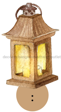 Thumbnail for Lantern 13" Wood Bow Backer - BB-W-0043