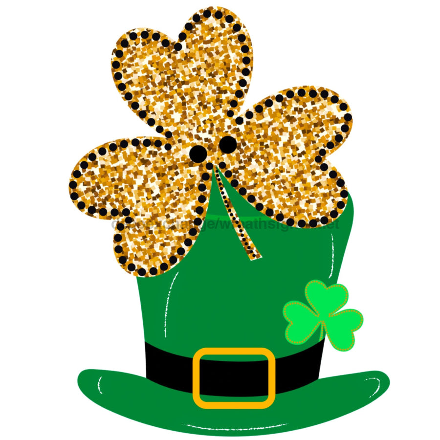 St Patricks Day 13" Wood Bow Backer - BB-W-0031