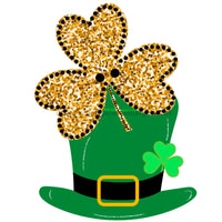 Thumbnail for St Patricks Day 13" Wood Bow Backer - BB-W-0031