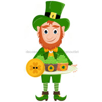 Thumbnail for St Patricks Day 13" Wood Bow Backer - BB-W-0033