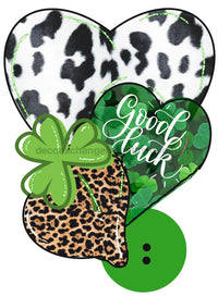 Thumbnail for St Patricks Day 13" Wood Bow Backer - BB-W-0037