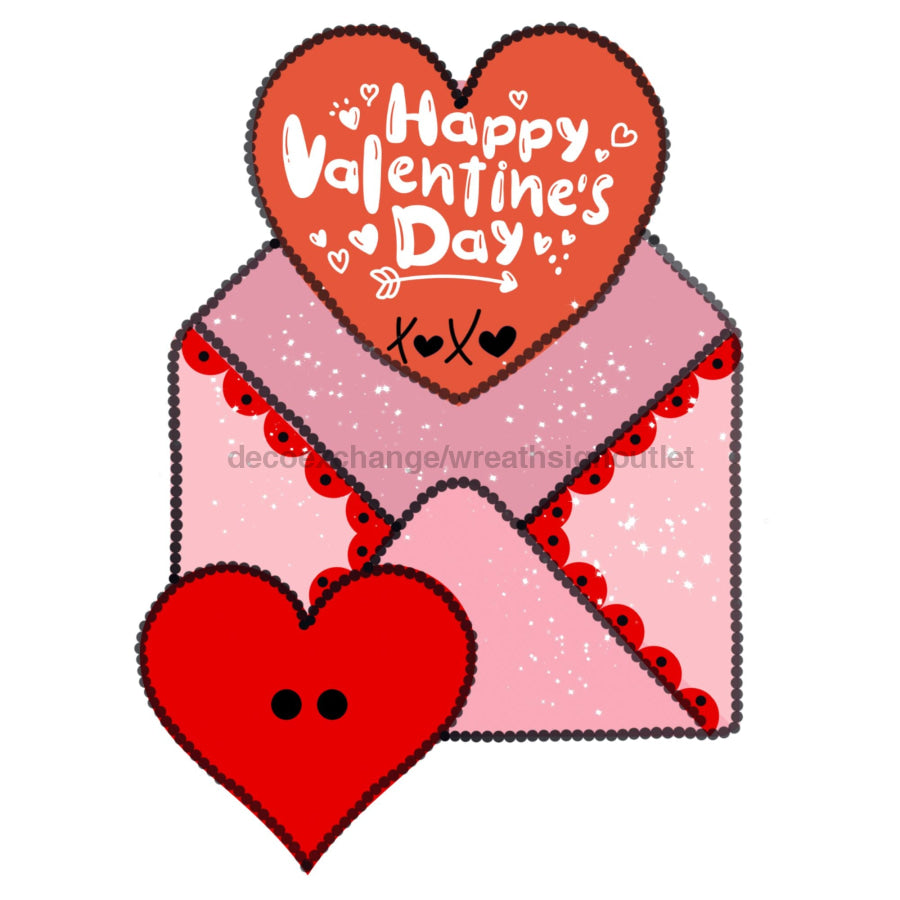 Valentine 13" Wood Bow Backer - BB-W-0028