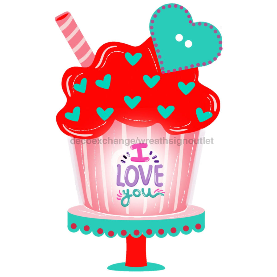Valentine 13" Wood Bow Backer - BB-W-0030