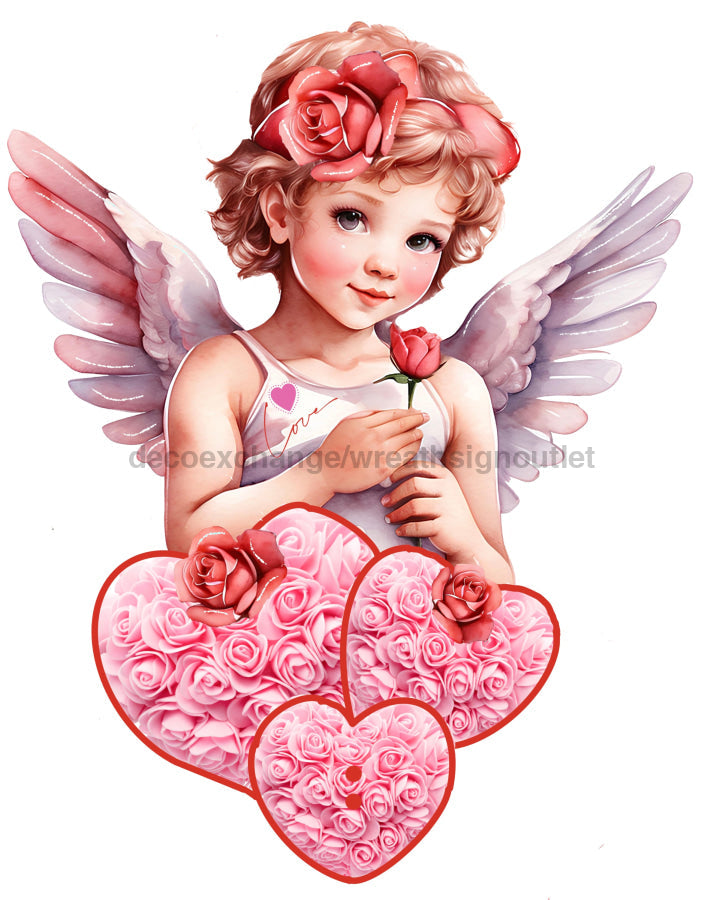 Valentine 13" Wood Bow Backer - BB-W-0048