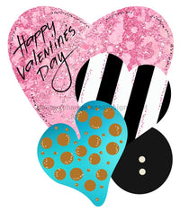 Thumbnail for Valentines Day 13" Wood Bow Backer - BB-W-0035