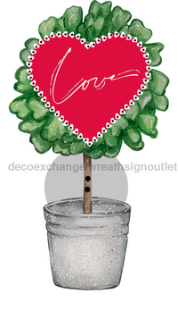 Thumbnail for Valentines Day 13" Wood Bow Backer - BB-W-0036
