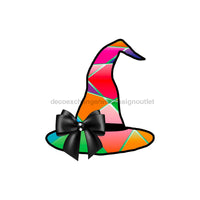 Thumbnail for Bow Backer, Witch Hat Bow Backer, wood sign, BB-W-0152, 13in wreath sign