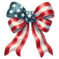 Thumbnail for Bow Door Hanger Patriotic Coquette Bow wood sign DECOE-W-904780-DH 22‚Äô‚Äô Door Hanger 22‚Äô‚Äô Door Hanger