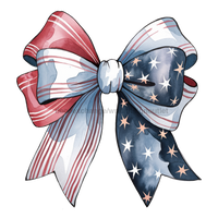 Thumbnail for Bow Door Hanger Patriotic Coquette Bow wood sign DECOE-W-904783-DH 22‚Äô‚Äô Door Hanger 22‚Äô‚Äô Door Hanger