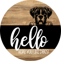 Thumbnail for Dog Door Hanger, Hello Brought Treats Door Hanger, DCO-01975-DH, 18