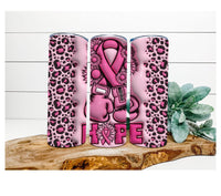 Thumbnail for Breast Cancer Awareness Tumbler, Survivor Tumbler, 20 oz Skinny Tumbler - DECOETUMBLER-342