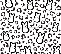 Thumbnail for Bunny Tumbler, Peeps and Leopard 20 oz Skinny Tumbler - DECOETUMBLER-281