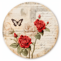 Thumbnail for Butterfly Door Hanger Floral Sign Dco-00911-Dh 18’ Round