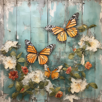 Thumbnail for Butterfly Sign Floral Dco-00973 For Wreath 10X10 Metal