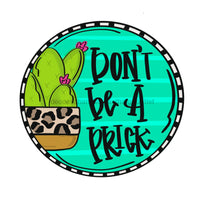 Thumbnail for Cactus, Funny Door Hanger, MJ-W-00093-DH, 22in Wood Door Hanger