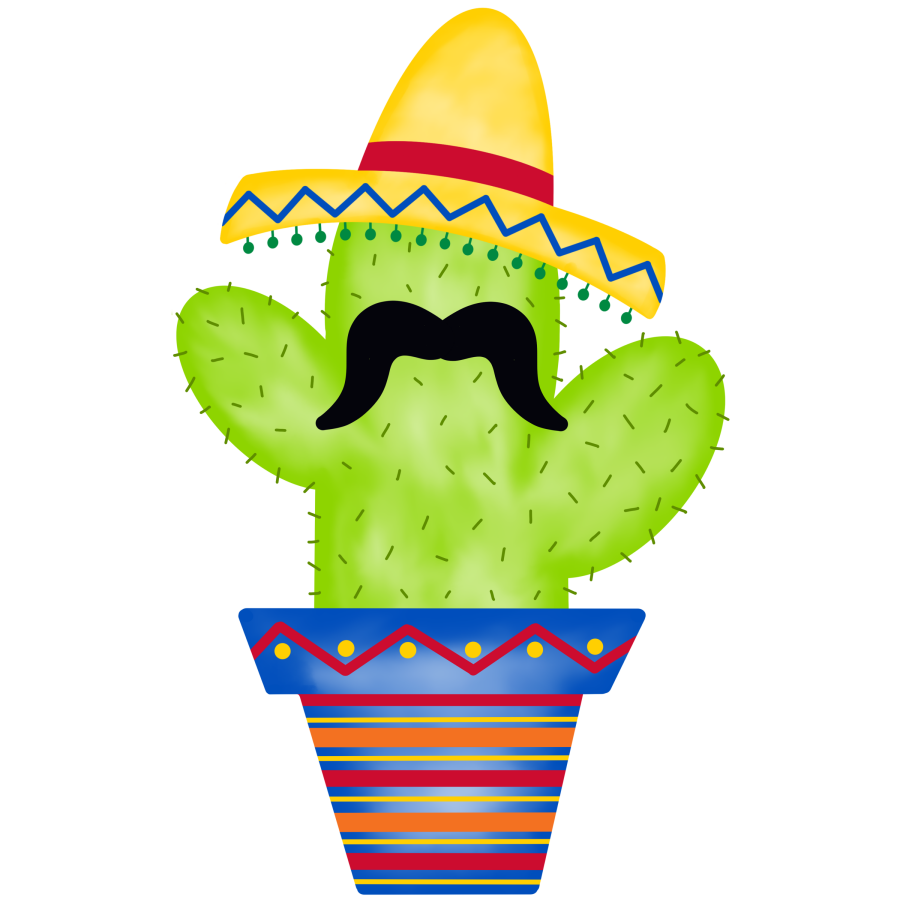 Cactus Fiesta 22" Wood Door Hanger - DECOE-W-0158-DH
