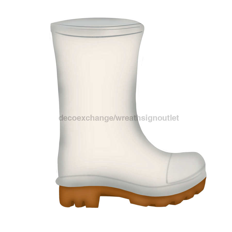 Cajun Christmas Stocking Rubber Boot 22" Wood Door Hanger - DECOE-W-230-DH