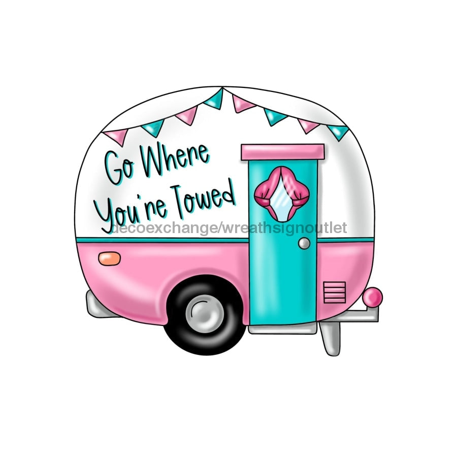 Camping Sign, Camper Sign, Summer Sign, wood sign, PCD-W-021 wreath size wood, wood wreath sign, summer, fall, every day