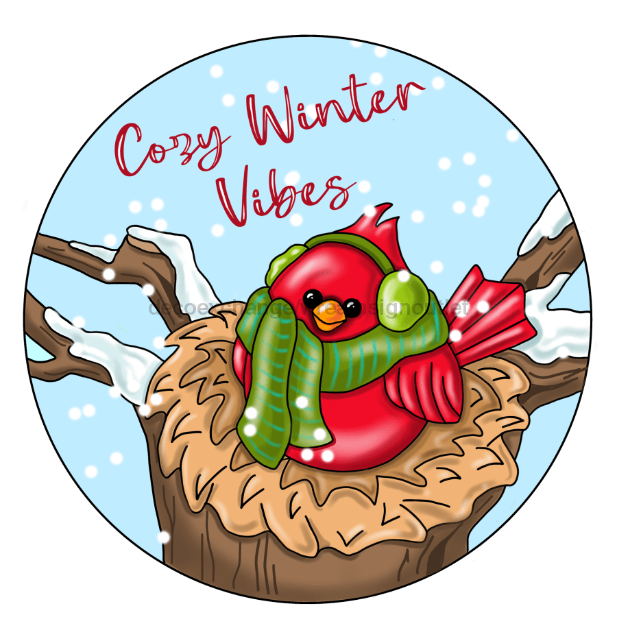 Cardinal Sign, Winter Sign, Christmas Sign, wood sign, PCD-W-026 - DecoExchange¬Æ