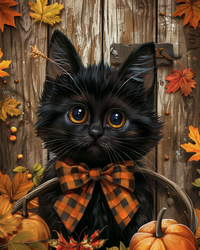 Thumbnail for Cat Sign Fall Dco-01690 For Wreath 8X10’ Metal