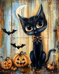 Thumbnail for Cat Sign Fall Dco-01729 For Wreath 8X10’ Metal