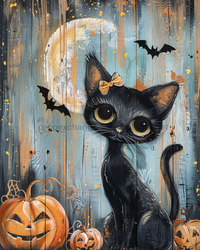 Thumbnail for Cat Sign Fall Dco-01730 For Wreath 8X10’ Metal