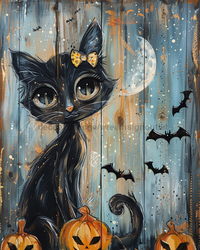 Thumbnail for Cat Sign Fall Dco-01731 For Wreath 8X10’ Metal